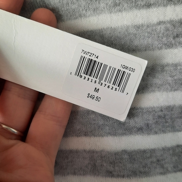 Lucky Brand Striped Top M NWT - Picture 4 of 6